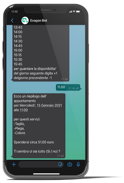 Whatsapp Bot screen